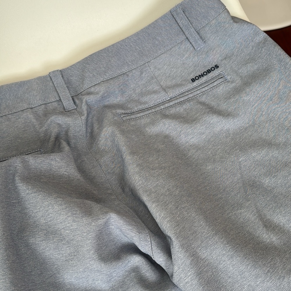 Men’s Bonobos golf shorts size 33 grey blue excellent condition - Picture 2 of 6